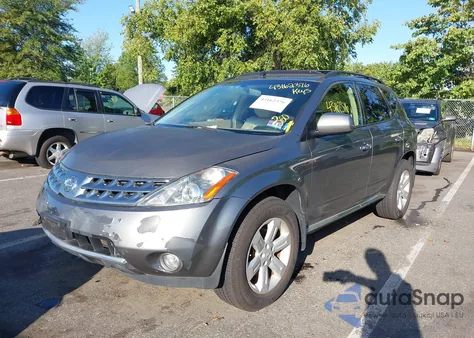 2007 Nissan Murano Sl from USA, damaged, VIN JN8AZ08W67W613013